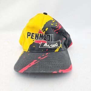 Racing Men's Black & Yellow Racing Cap
